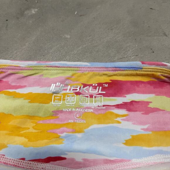 Ibkul Multi Mid Rise Pull On UPF50 Shorty Booty Golf Tennis Shorts Jessie Size L - Picture 6 of 7